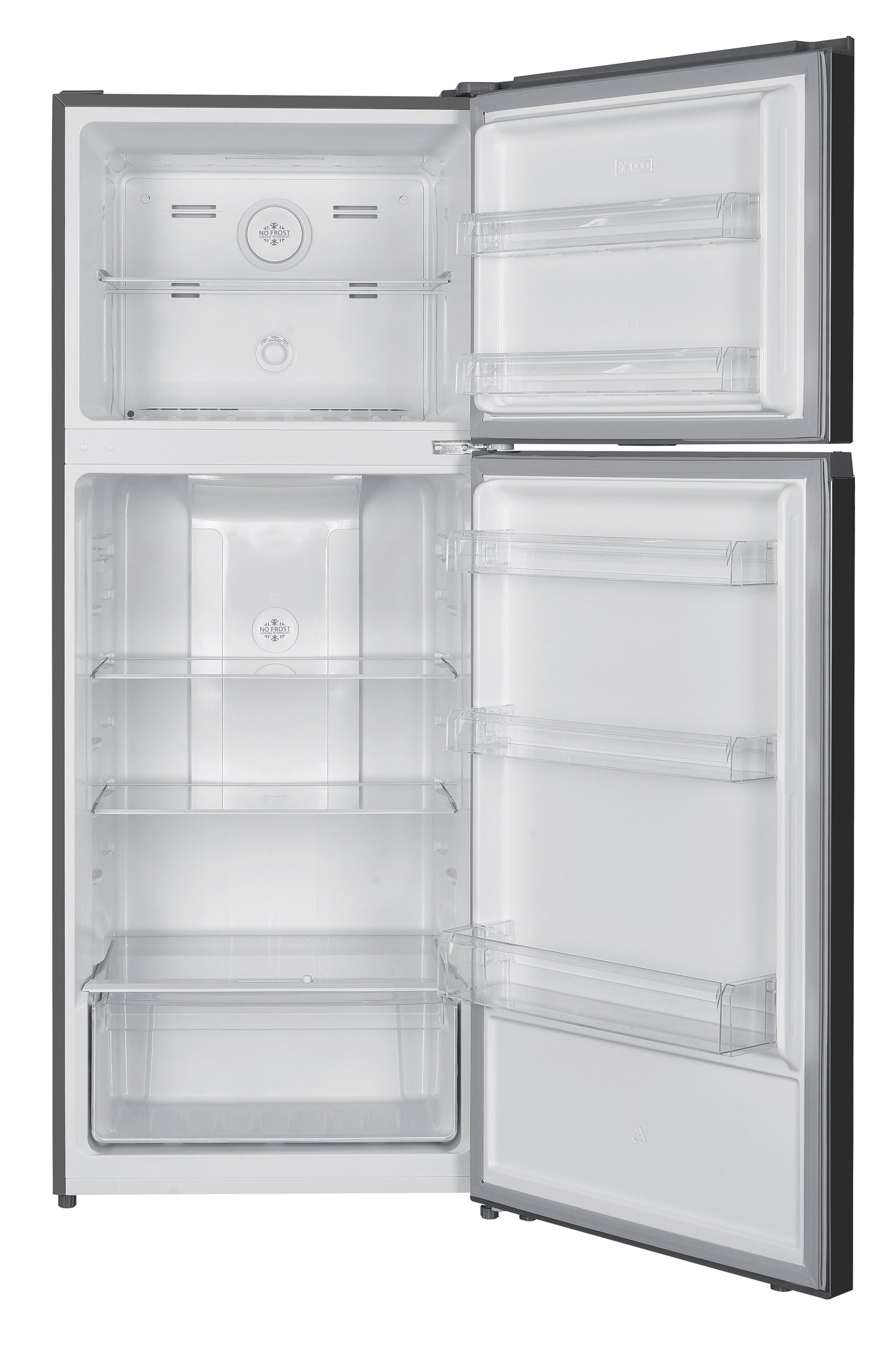 Touch Top Mount Refrigerator (21 CFT (Gross)). Mesh-Linox color. TRF-600S