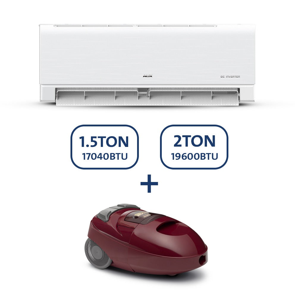 NEW-AUX 2 Ton Inverter + Free Hitachi Vacuum