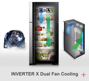 Hitachi Refrigerator HRTN8565DFTW INVERTER (25ft)