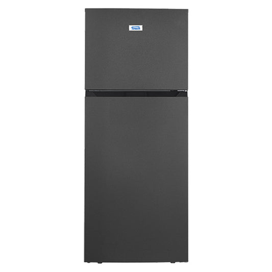 Touch Top Mount Refrigerator (21 CFT (Gross)). Mesh-Linox color. TRF-600S