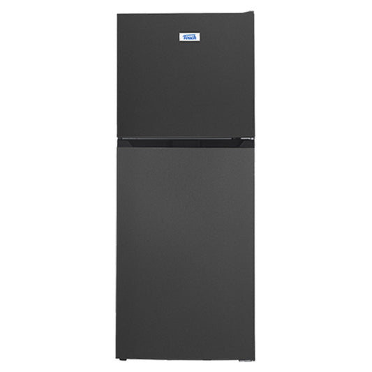 Touch Top Mount Refrigerator (17 CFT (Gross)). Mesh-Linox color. TRF-480S