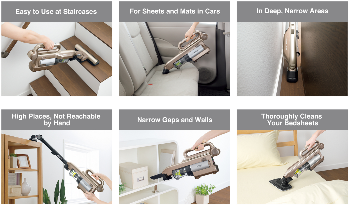 Hitachi Vacuum Cleaner Cordless (PV-XC500)