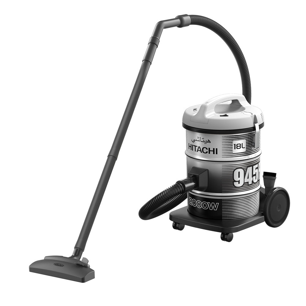 HITACHI Drum Vacuum Cleaner - 2000W - 18L