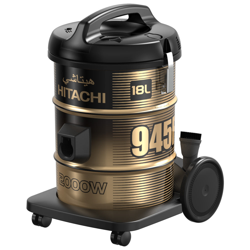 HITACHI Drum Vacuum Cleaner - 2000W - 18L