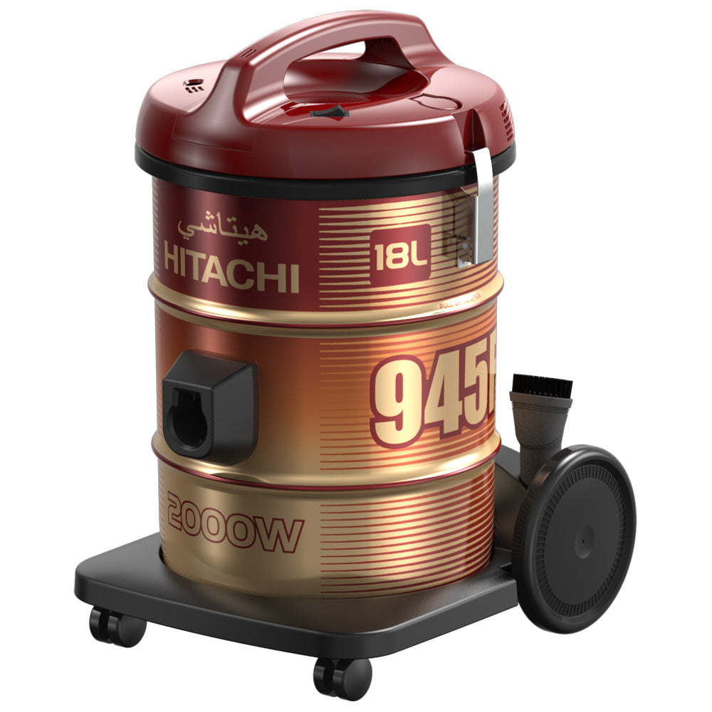 HITACHI Drum Vacuum Cleaner - 2000W - 18L