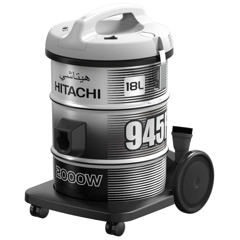 HITACHI Drum Vacuum Cleaner - 2000W - 18L